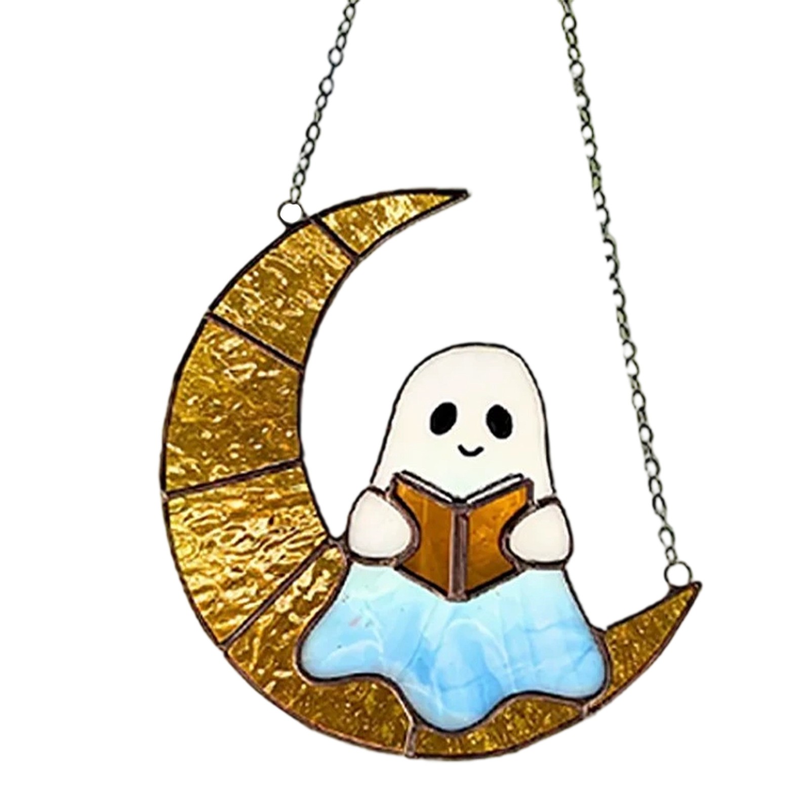 thumbnail image 2 of Colgantes Decorativos Acrílicos Para Halloween Con Forma De Avión Y Luna. Decoración Festiva Para Colgar Delante De La Decoración Atmosférica., 2 of 2